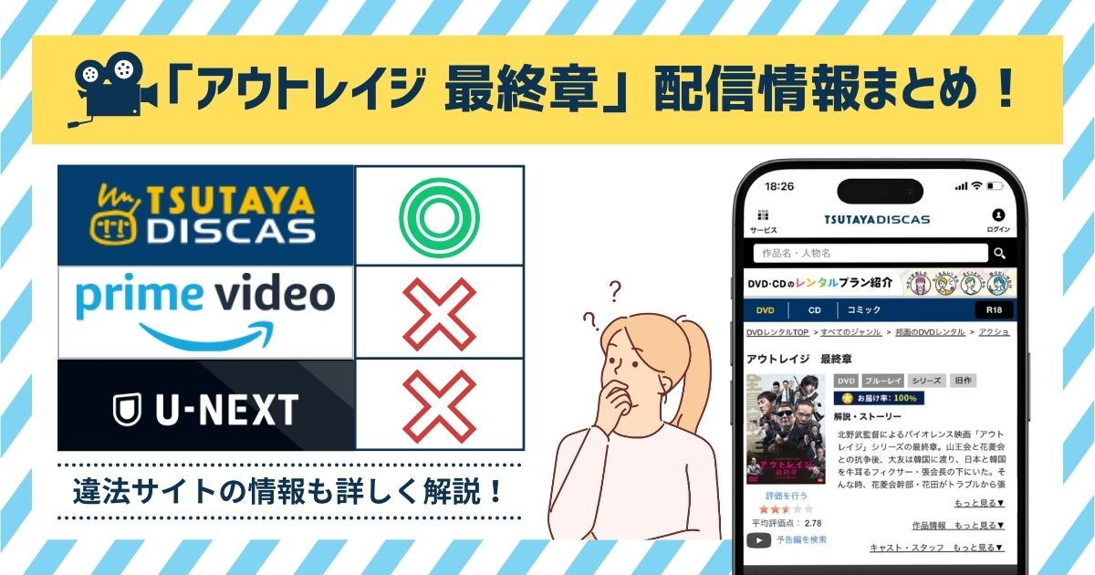 映画「アウトレイジ 最終章」の配信情報まとめ！フル動画を無料で観れるかAmazonプライムなどのサブスクを調査！